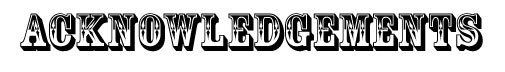 acknowledgements